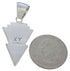 Authentic Sterling Silver And Multicolor Pendant Jewelry PX30548